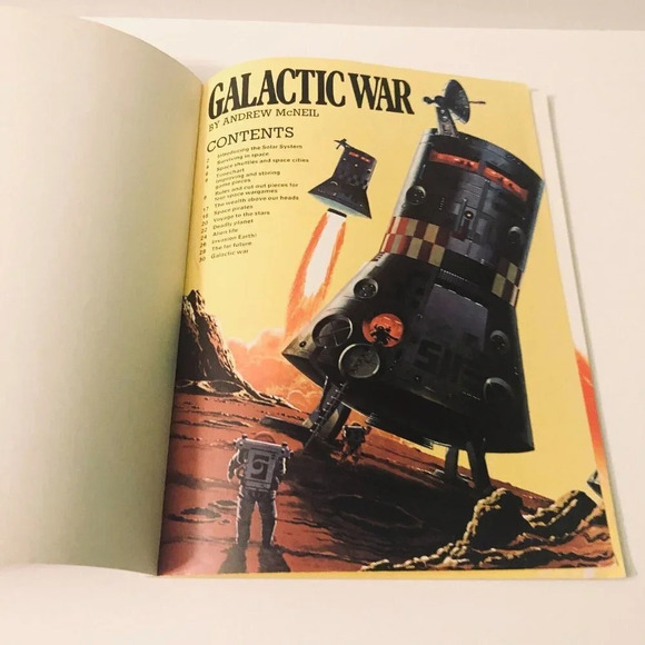 Vintage 1978  Galactic War Four Realistic Space Wargames Hayes Usborne - Picture 6 of 16